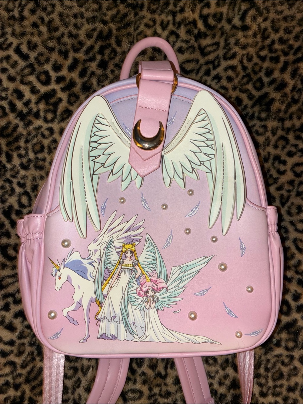 Pink Sailor Moon Angel Wings Backpack